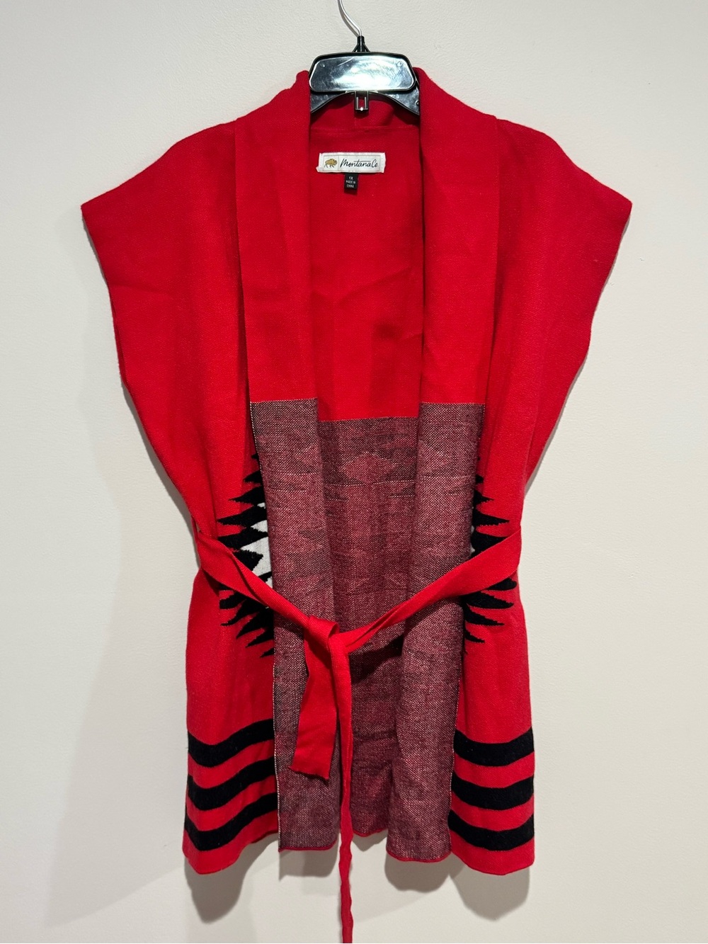 Montana Co Red Sweeter Vest 1X Axtech